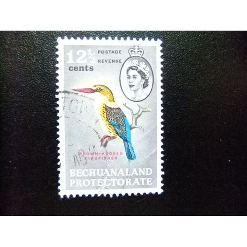 50 Bechuanaland 1961 / Faune ( Martin Pêcheur ) Elizabeth Ii / Yvert 126 Fu