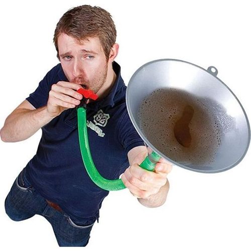 Jeu À Boire Entonnoir Beer Bong 1 Entonnoir, 1 Robinet, 1 Tuyau * L'abus D'alcool Est Dangereux Pour La Santé, A Consommer Avec