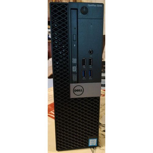 MINI PC Dell OptiPlex 3040 sff Intel Core i3-6100 - 3.7 Ghz - Ram 8 Go - SSD 240 Go + DD 1 To