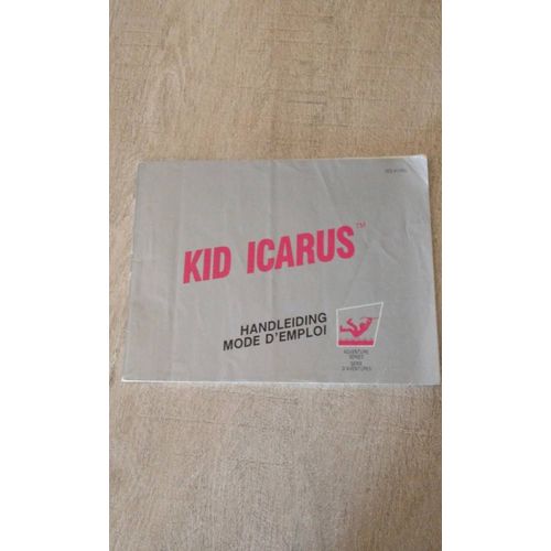 Notice Original De Jeu Kid Icarus Pour Nintendo Nes