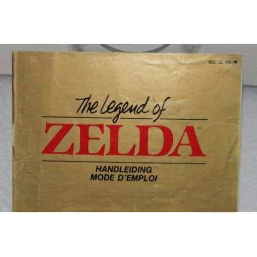 Notice Original De Jeu The Legend Of Zelda Nintendo Nes