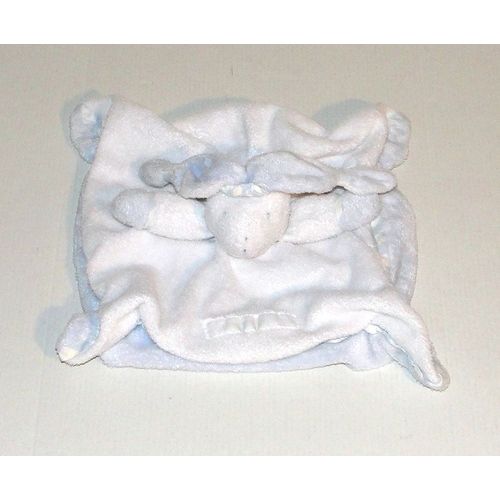 Doudou Lapin Tartine Et Chocolat Model Bleu Plat