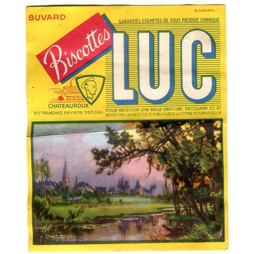 Buvard - Biscottes Luc - Châteauroux