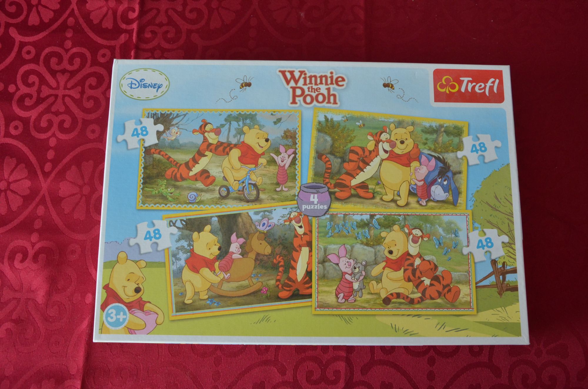 Coffret 4 Puzzles 48 Pièces Winnie Disney Trefl