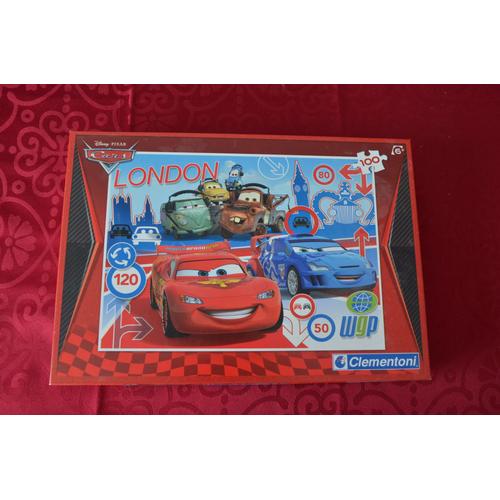 Coffret Puzzle 100 Pièces Disney Pixar Cars "London" Clementoni