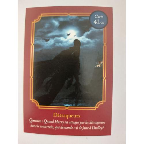 Carte Harry Potter "Wizarding World, Auchan" Détraqueurs N°41/90