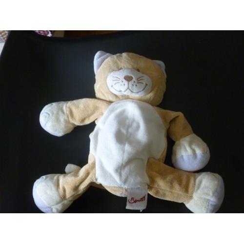 Chat Beige Bengy 30 Cm