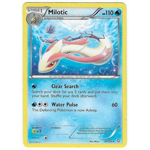 Milotic 28/124 - 110hp - B&w Dragons Exalted (English Pokemon Card)