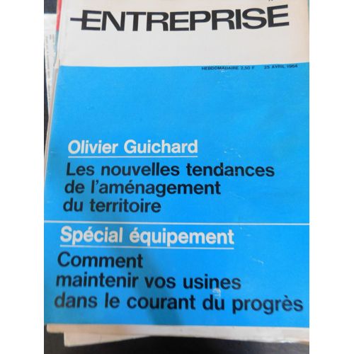Entreprise 450 De 1964 / Olivier Guichard Amenagement Du Territoire / Special Equipement Usines Et Progres