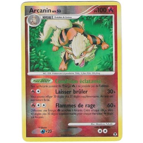 Arcanin 1/111 - 100pv - Platine / Rivaux Emergeants - Carte Rare Holo Reverse