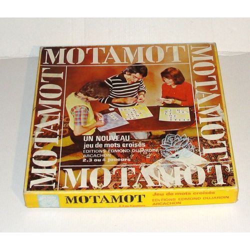 Motamot Jeu De Societe Vintage Edmond Dujardin 70