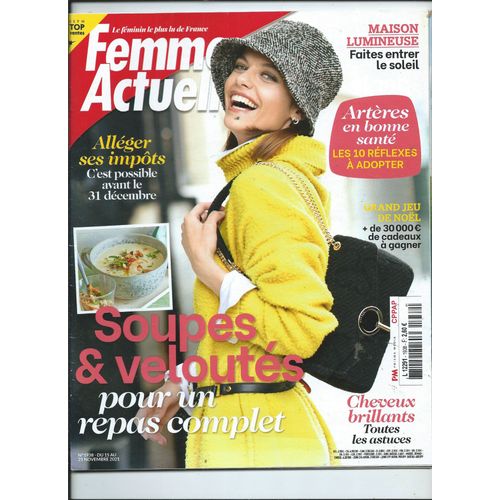 Femme Actuelle 21/11/2021 Éric Dupond - Moretti Face À Nos Lectrice, Je Sillone Le Monde À Bord D'un Éco-Bus, Nolwenn Leroy, Caroline Vigneaux