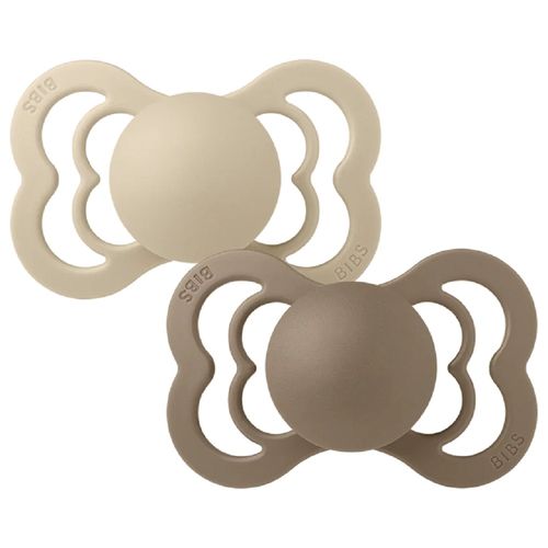 Sucettes Supreme Taille 1 Vanilla / Dark Oak - Pack De 2 - Bibs