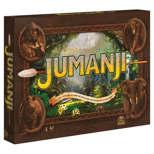 Spin Master Jeu De Société Jumanji, La Dernière Édition Du Jeu D'aventure Classique Pour Les Enfants Et Les Familles À Partir De 8 Ans