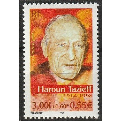 Personnages Célèbres, Les Grands Aventuriers Français. Haroun Tazieff 2000. Timbre Neuf** N° 3344