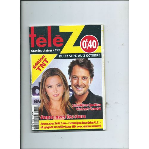 Télé Z 27/09/2014 Sandrine Quétier, Vincent Cerutti , M. Pokora, Carole Bouquet, Nolwenn Leroy, Charles Aznavour, Adjani, Yves Renier, Natalie Portman, Gainsbourg, Beyoncé & Jay-Z, Tal, Justin Bieber