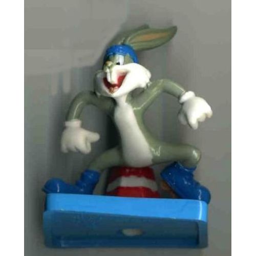 Figurine Bugs Bunny En Rollers - Série Porte Crayon (Warner Bros)
