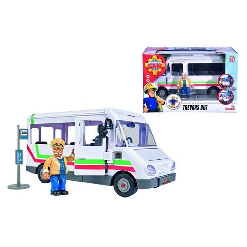 Simba - Sam Le Pompier - Bus De Trevors Avec Figurine