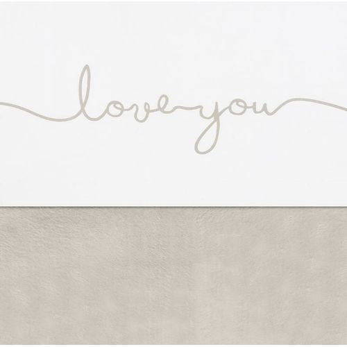 Lit En Tissu 120x150cm Love You Nougat