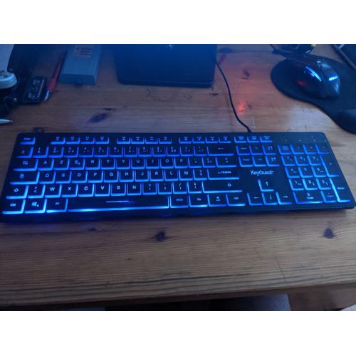 Clavier filaire lumineux KeyQuest