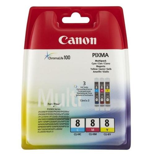 Canon Cli-8 Multipack (Cyan-Mentera-Yellow)