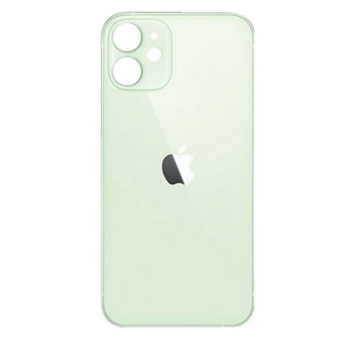 Vitre Arrière Iphone 12 Vert Remplacement Adhésif Logo