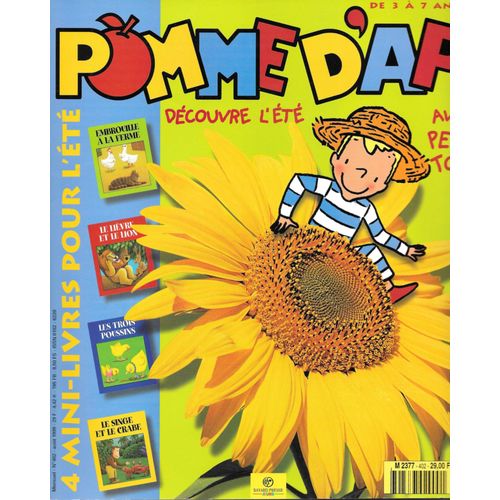 Pomme D'api N°402 (08/1999) - 4 Mini-Livres Pour L'été [De 3 À 7 Ans]