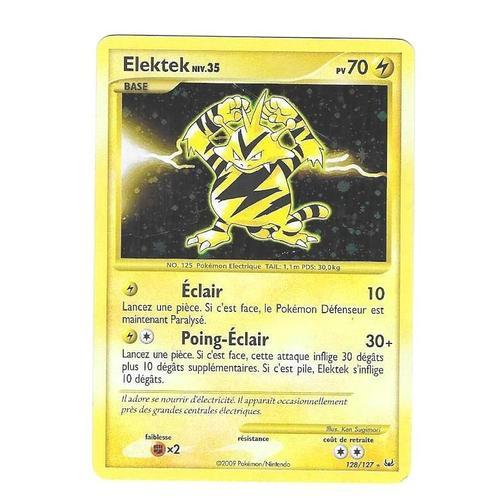 Elektek 128/127 - 70pv - Platinum - Ultra Rare Carte "Secrète" Holo