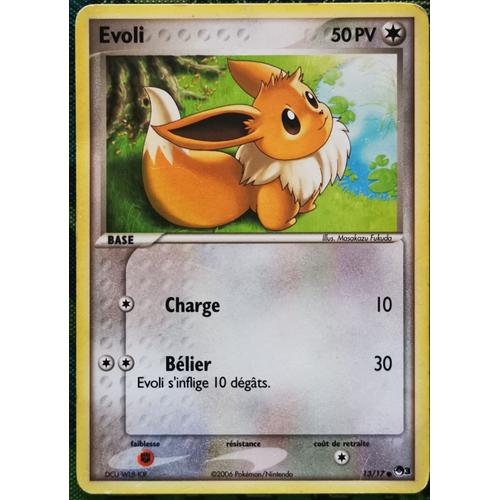 Carte Pokémon Promo - Evoli - 50 Pv - 13/17 - Pop 3