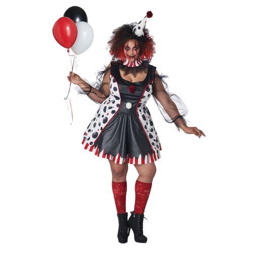 Déguisement Clown Psycho Robe Grande Taille Femme - Taille: Xxl (46/48)