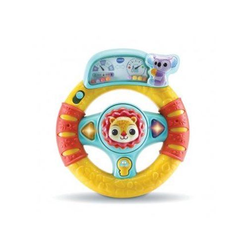 Petit Volant Des Decouvertes Musical Et Lumineux, Version Fr - 3 Chansons, 10 Melodies, Sons - Jouet Bebe 6-36 Mois + Carte Tigre