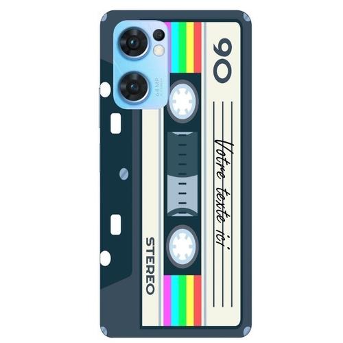 Coque Oppo Reno 7 4g Cassette Fe90 Noir