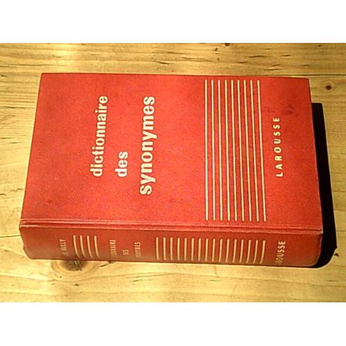 Dictionnaire Des Synonymes