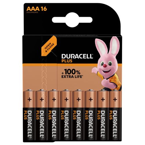 Duracell Alka Plus Aaa 16er-pack