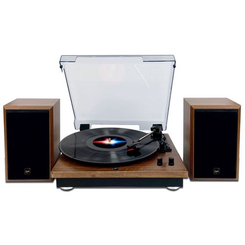 Platine vinyle tout-en-un Bluetooth out haut parleurs stéréos 20w