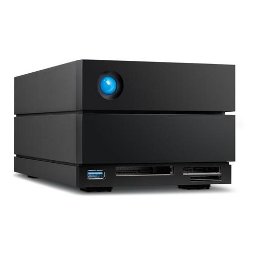 LaCie 2big Dock STLG20000400 - Baie de disques - 20 To - 2 Baies (SATA-600) - HDD 10 To x 2 - Thunderbolt 3, USB 3.2 Gen 2 (externe) - avec Plan de service de récupération des données d'une durée...