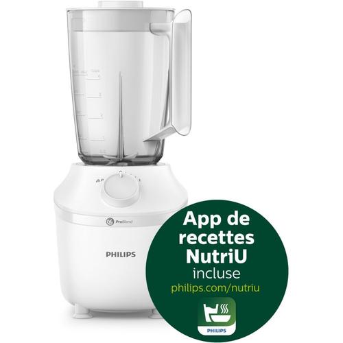 Philips Series 3000 HR2041 - Bol mixeur blender - 1.9 litres - 450 Watt - blanc