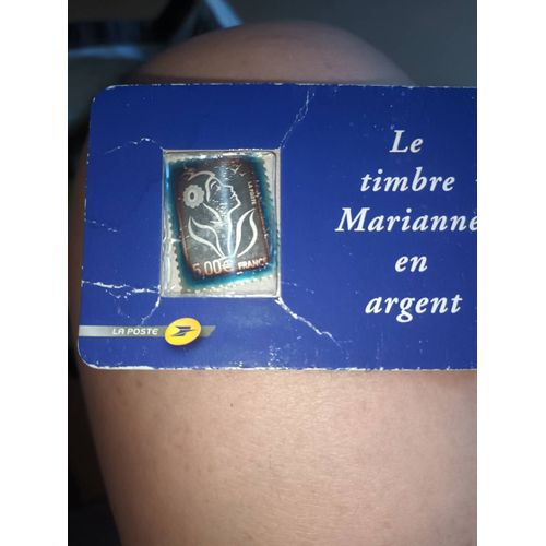 Timbre Marianne En Argent