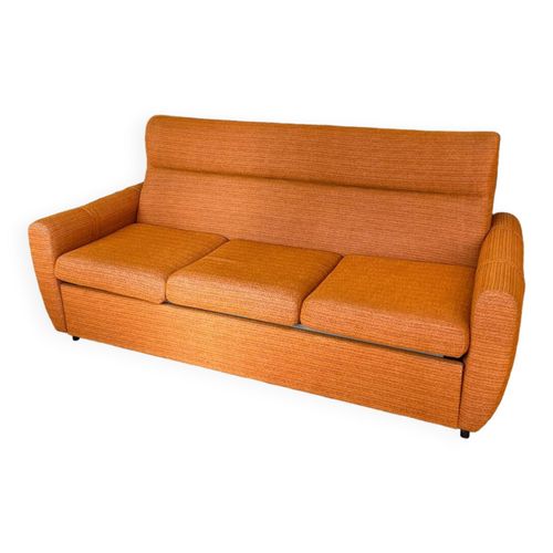 Canap Convertible Vintage Orange Orange
