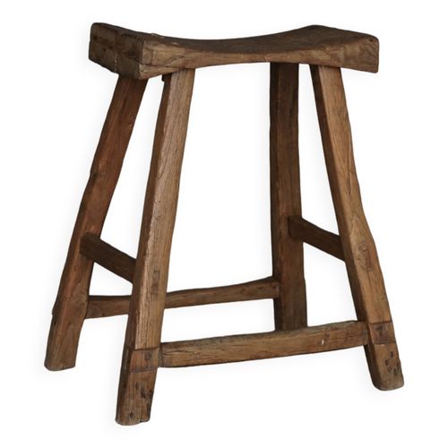 Tabouret Rustique Chinois Bois