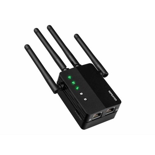 WiFi Extender 1200 Mbps-2.4 et 5GHz Dual-Band Network-Wireless Amplifier  Signal Booster-Wireless Repeater avec Smart Signal Indicator