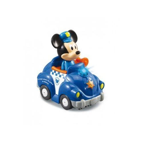 Vtech La Magi Voiture De Police De Mickey, Version Fr - Bolide Interactif Tut Tut Disney - Vehicule 1er Age + Carte Animaux