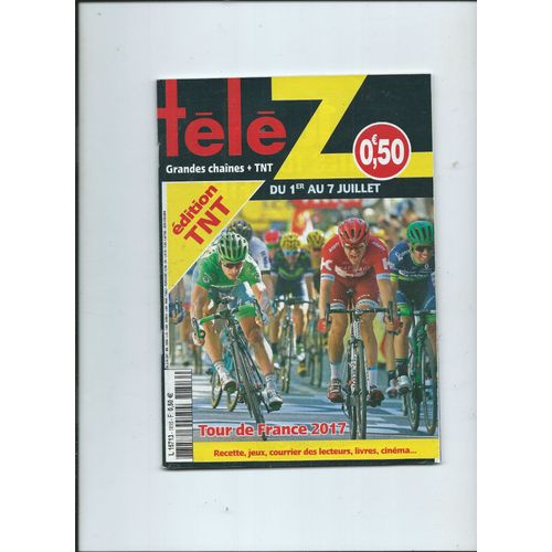 Télé Z 01/07/2017 Tour De France, Céline Dion, Pierre Bellemare, Helena Noguerra & Éric Elmosnino, Bixente Lizarazu, Christophe Maé, Florence Foresti, Marilou Berry, Boney M, François Damiens
