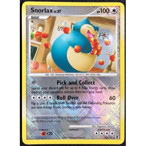 Reverse Snorlax (Ronflex) - Pokemon League Promo - 33/111