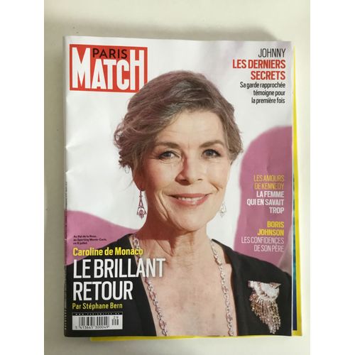 Paris Match Belge 1089 Caroline De Monaco Johnny Hallyday Kennedy Mary Meyer Shinzo Abe François Berleand Natalie Portman Augustin Trapenard