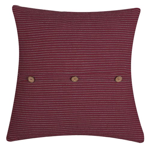Coussin Campanula 45 X 45 Cm À Rayure Rouge