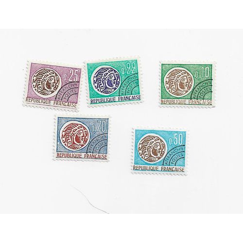 Timbres Préoblitérés 1964.1969 Monnaies Gauloises