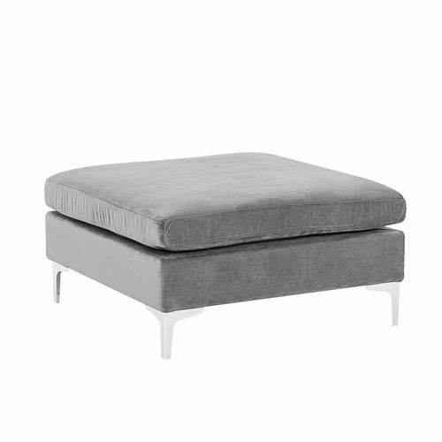 Ottoman Evja Gris Velours
