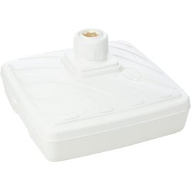 Pied De Parasol Carré 40l, Dad10607, Blanc Eda Plastiques