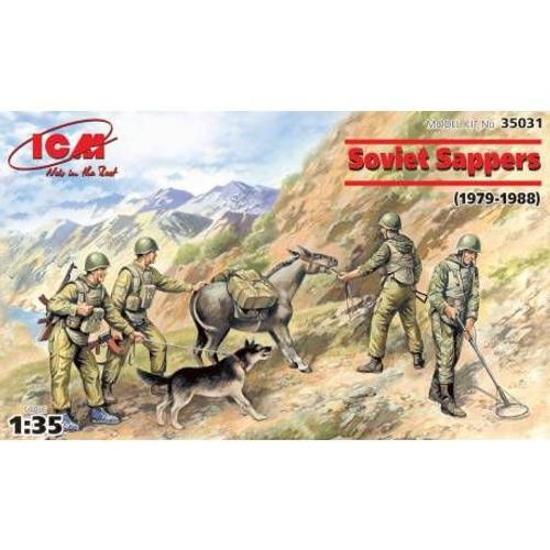 Icm Models Soviet Sappers Soviet-Afghan War 1979-1988 Building Kit